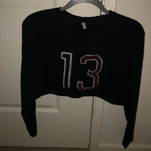 BUNDLE Black and mustard yellow LF crop tops